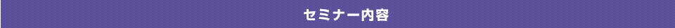 セミナー内容